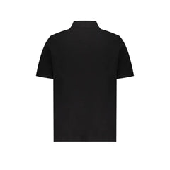 Balmain Black Cotton Polo Shirt