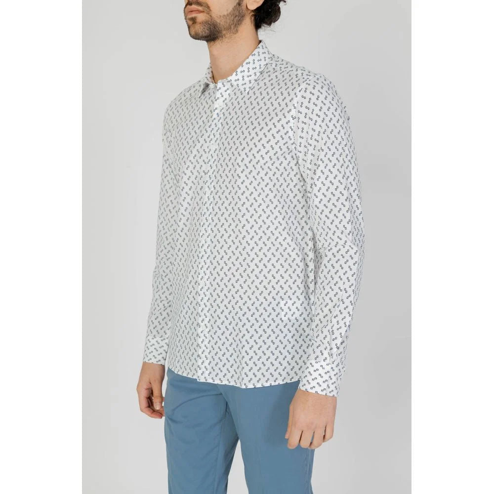 Antony Morato White Viscose Shirt - IT56 | 3XL