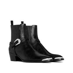 Celine Black Calfskin Chelsea Boots - EU41/US8