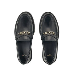 Celine Black Calfskin Slip-On Loafers - EU41/US8