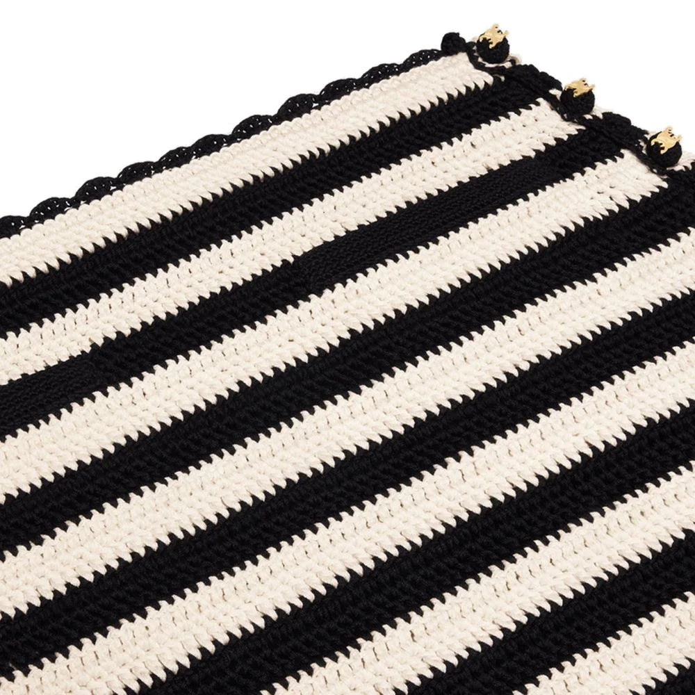 Celine Black Cotton Mini Skirt - XS