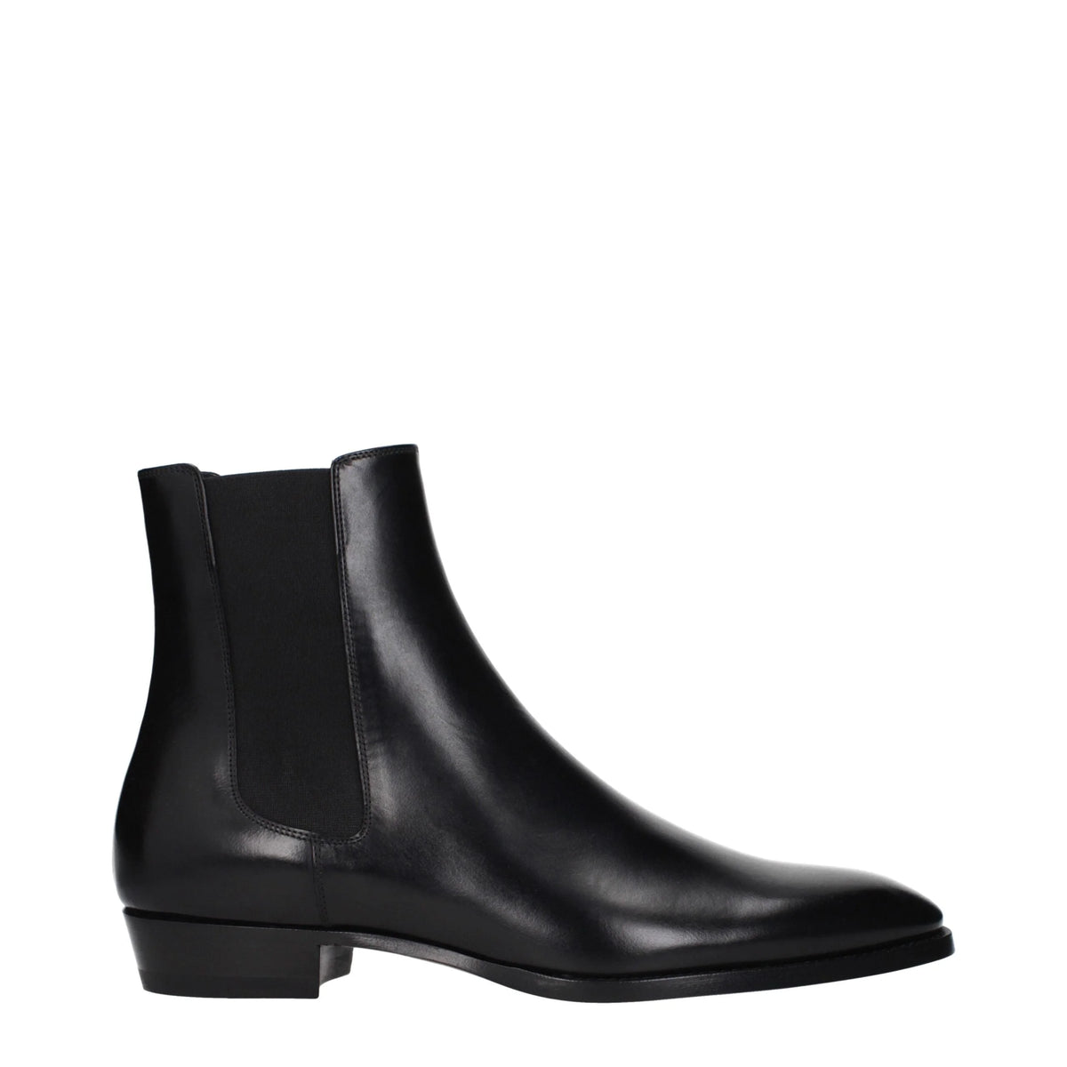 Celine Black Leather Ankle Boots - EU40.5/US7.5