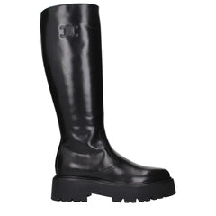 Celine Black Leather Ankle Boots - EU41/US11