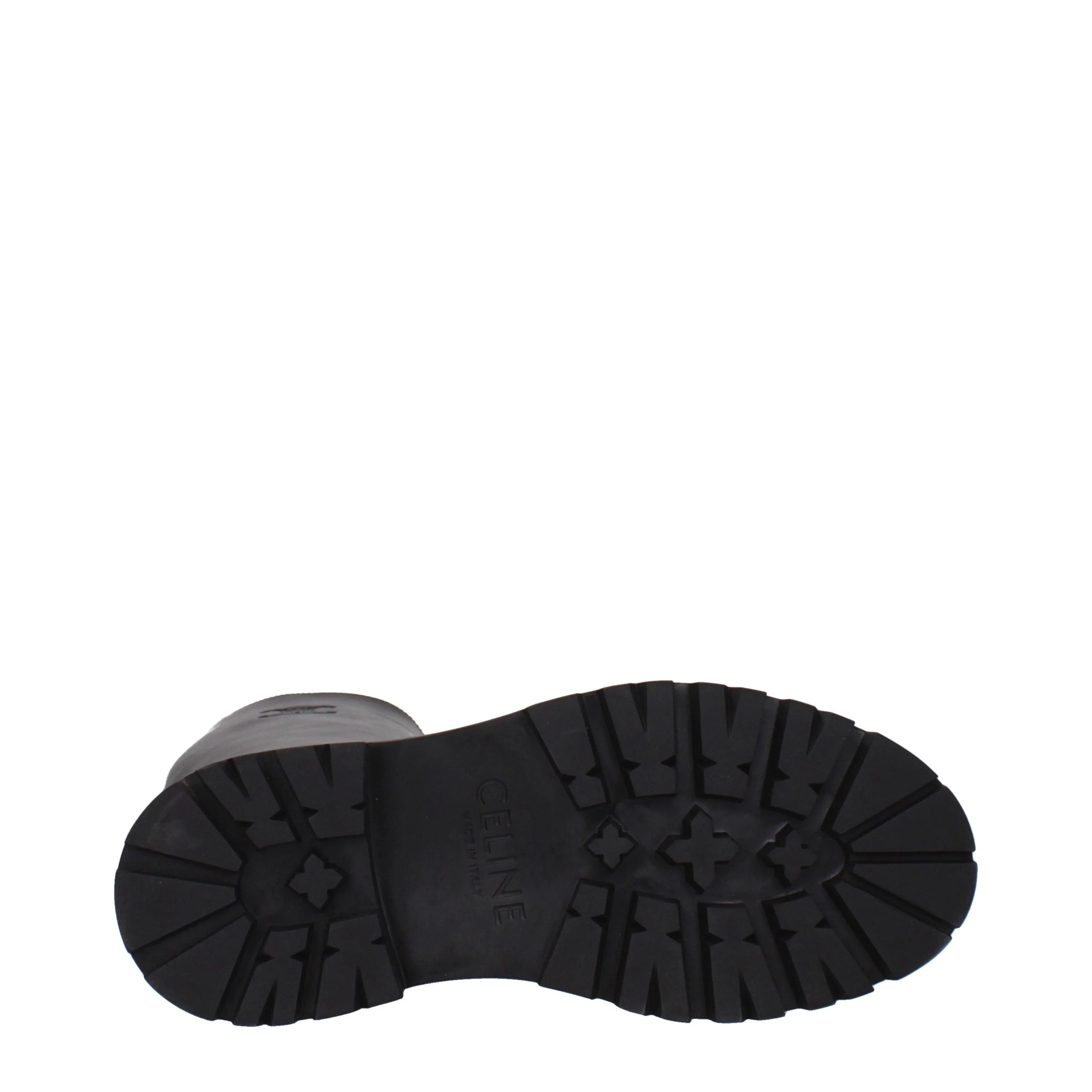 Celine Black Leather Ankle Boots - EU41/US11