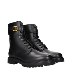 Celine Black Leather Ankle Boots - EU41/US11
