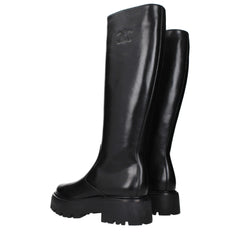 Celine Black Leather Ankle Boots - EU41/US11
