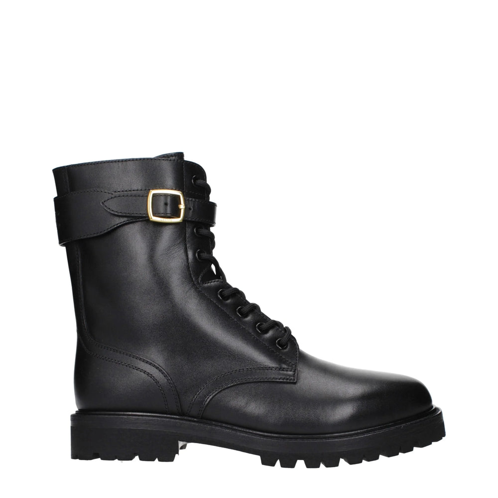 Celine Black Leather Ankle Boots - EU41/US11