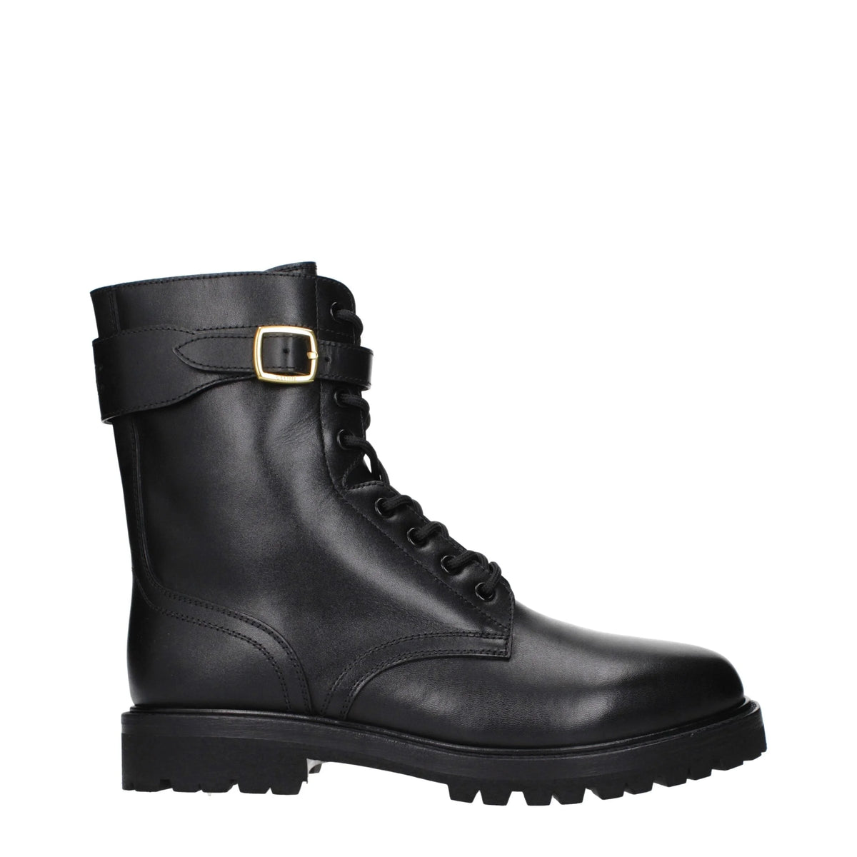 Celine Black Leather Ankle Boots - EU41/US11