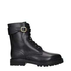 Celine Black Leather Ankle Boots - EU41/US11