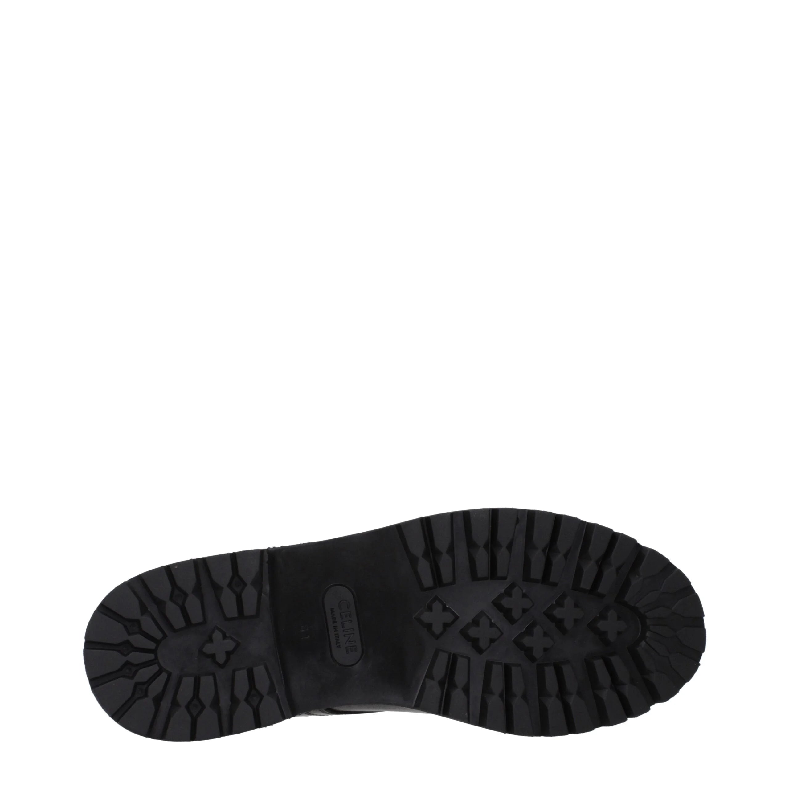 Celine Black Leather Ankle Boots - EU41/US11