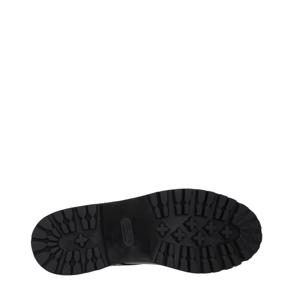 Celine Black Leather Ankle Boots - EU41/US11