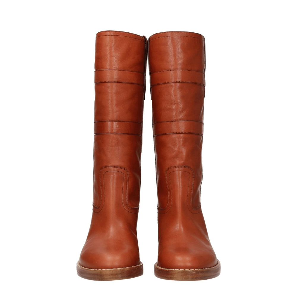 Celine Brown Leather Boots - EU41/US11