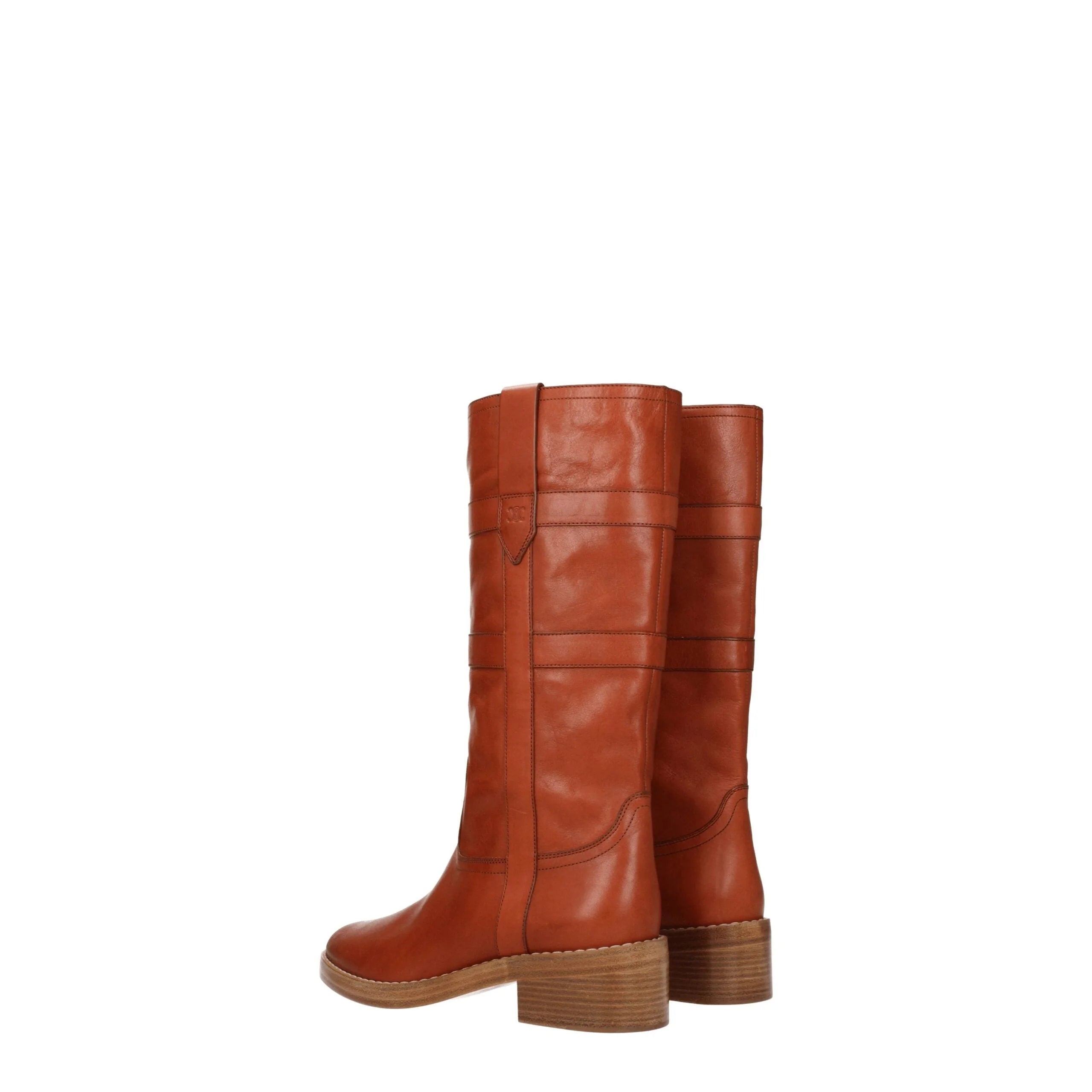 Celine Brown Leather Boots - EU41/US11