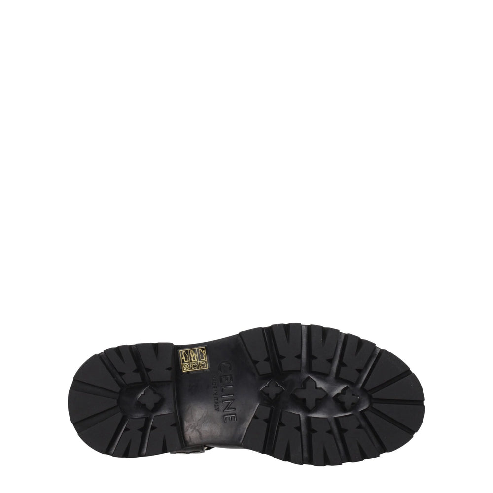 Celine Gold Leather Ankle Boots - EU41/US11