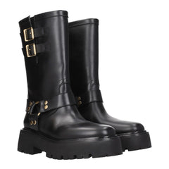 Celine Gold Leather Ankle Boots - EU41/US11