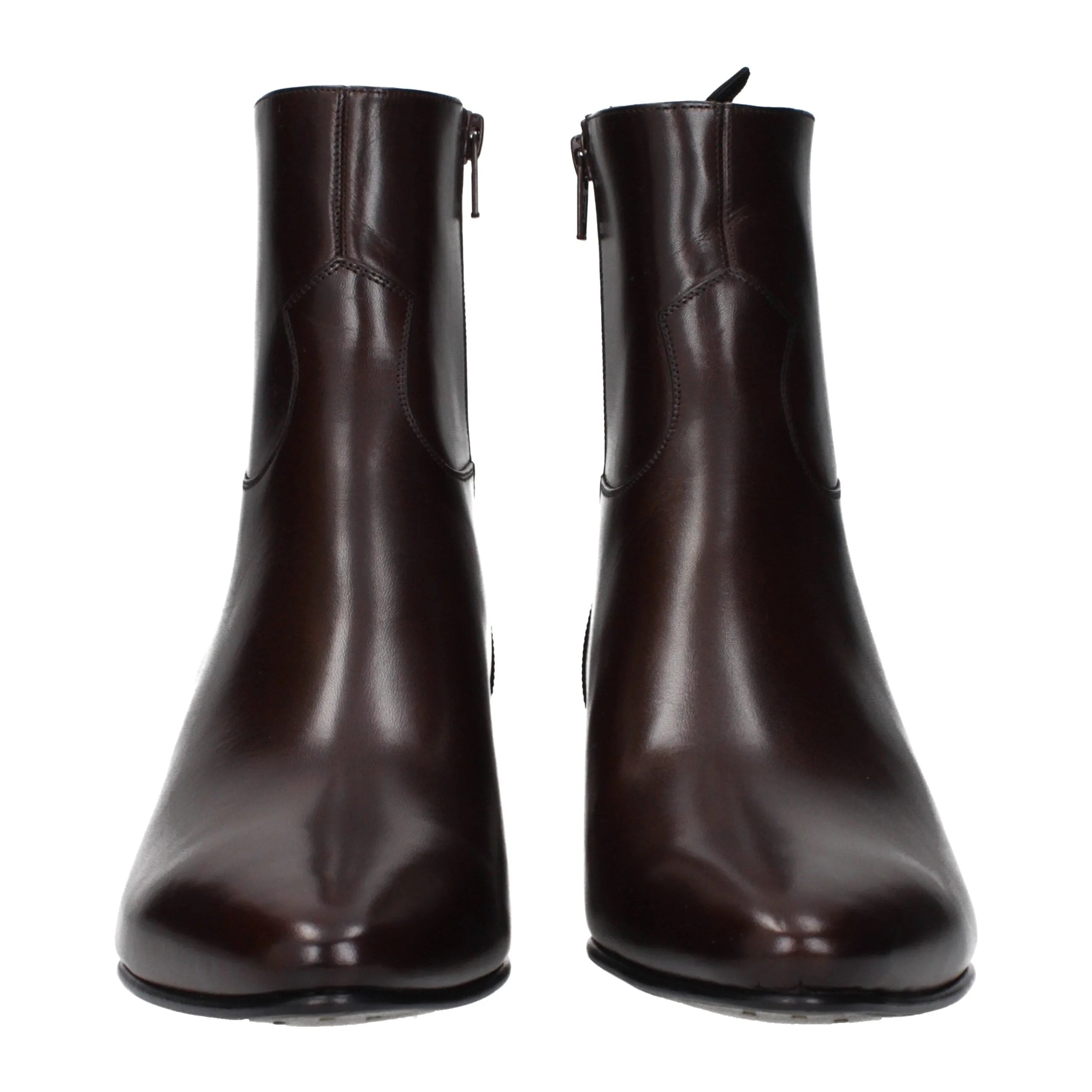 Celine Red Leather Ankle Boots - EU40/US7