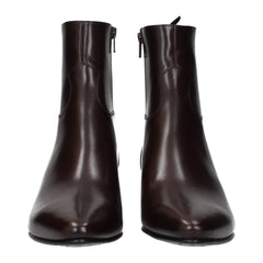 Celine Red Leather Ankle Boots - EU40/US7