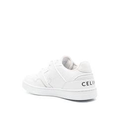 Celine White Calfskin Low Top Sneakers - EU45/US12