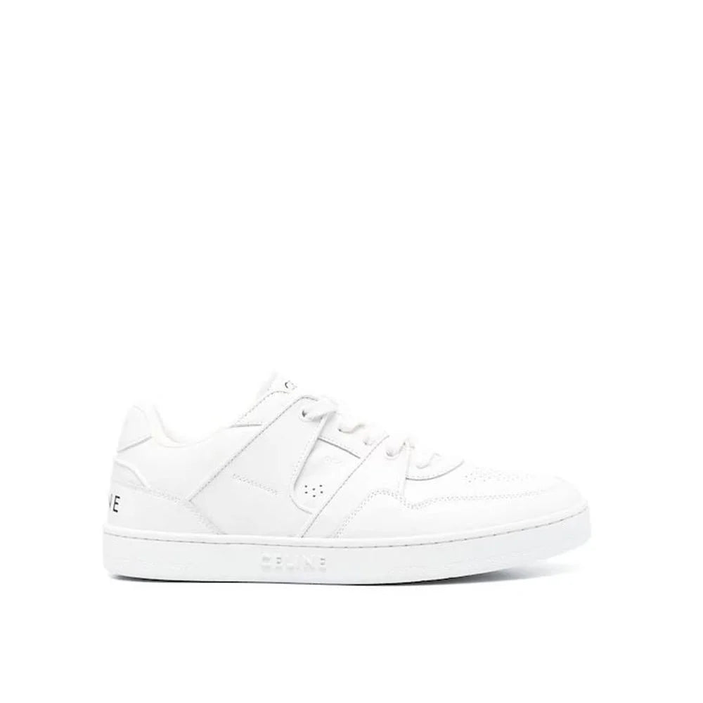 Celine White Calfskin Low Top Sneakers - EU45/US12