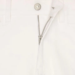 Celine White Cotton Straight-Leg Jeans - W31