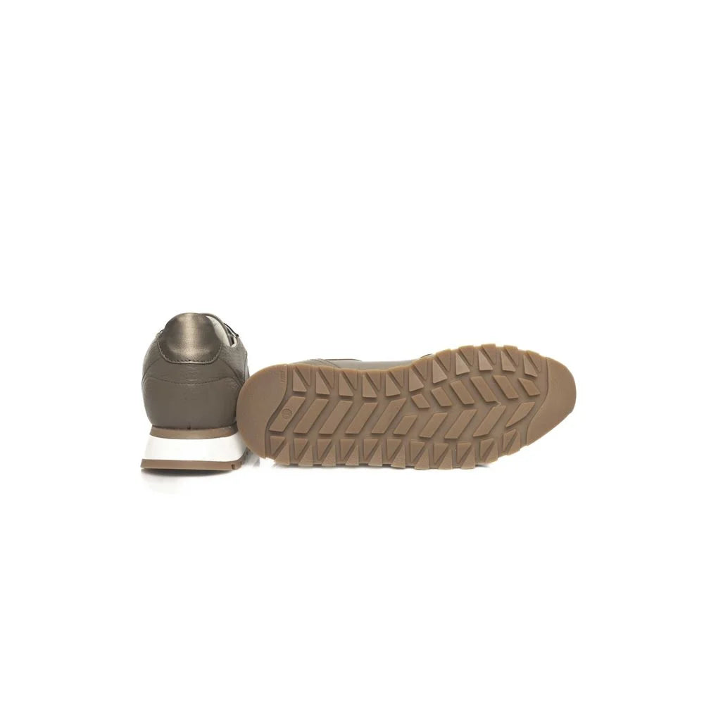 Cerruti 1881 Beige Cowhide Women Sneaker - EU37/US7 - Sneakers