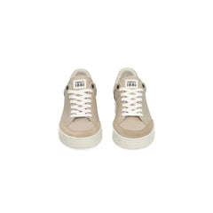 Cerruti 1881 Beige Cowhide Women Sneaker - EU38/US8 - Sneakers