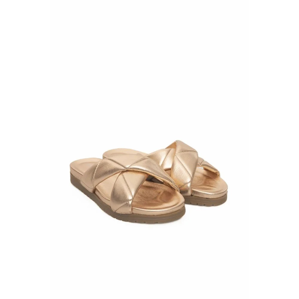 Cerruti 1881 Beige Lambskin Women Sandal - EU36/US6 - Sandals