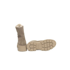 Cerruti 1881 Beige Leather Women Boot - Boots