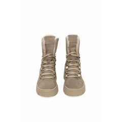 Cerruti 1881 Beige Leather Women Boot - Boots