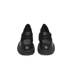 Cerruti 1881 Black Calfskin Women Loafer - EU38/US8 - Flats
