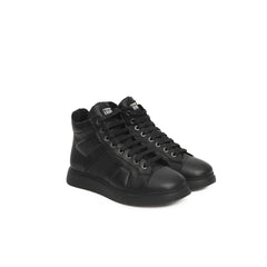 Cerruti 1881 Black Cowhide Women Sneaker - Sneakers