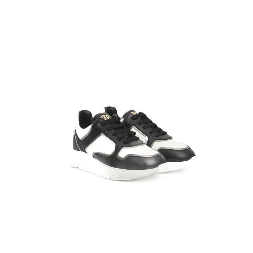 Cerruti 1881 Black Cowhide Women Sneaker - Sneakers