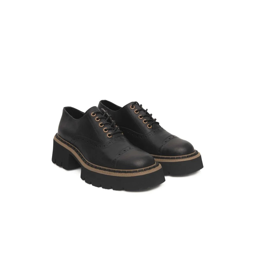 Cerruti 1881 Black Cowhide Women’s Shoe - Shoes