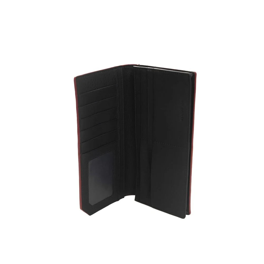 Cerruti 1881 Blue Calfskin Men Wallet - Wallets