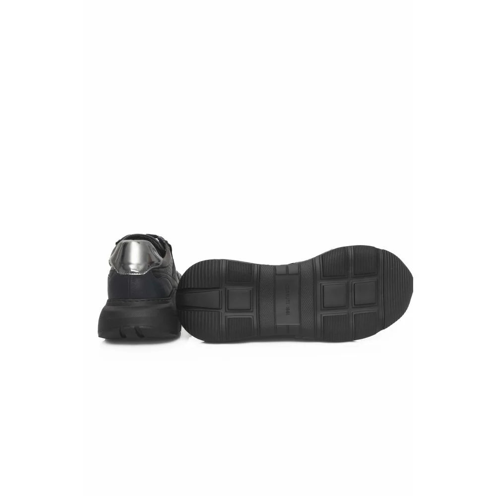 Cerruti 1881 Blue Cowhide Men Sneaker - EU38/US8 - Sneakers