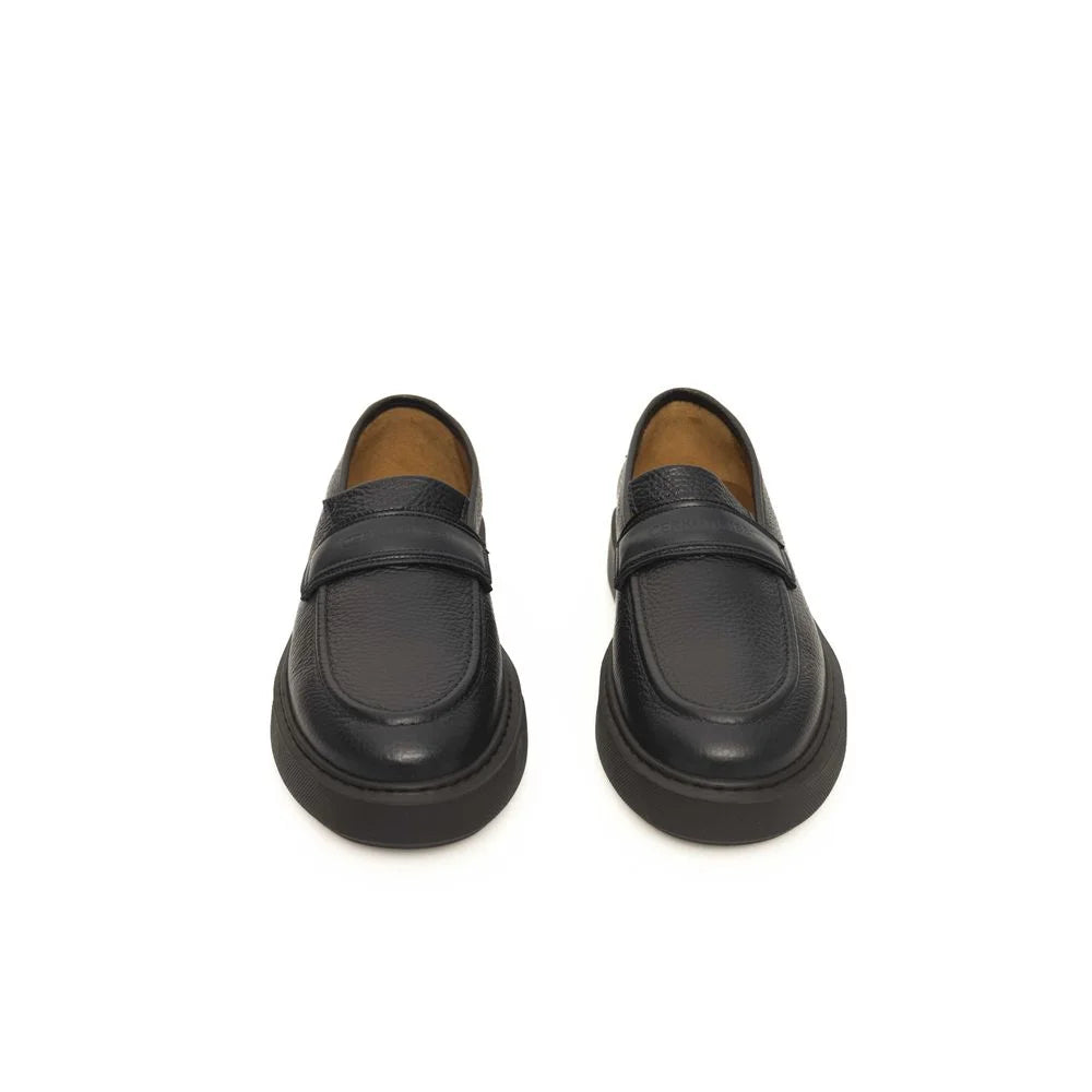 Cerruti 1881 Blue Cowhide Men’s Loafer - Flats