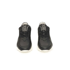 Cerruti 1881 Blue Leather Men Sneaker - EU42/US9 - Sneakers