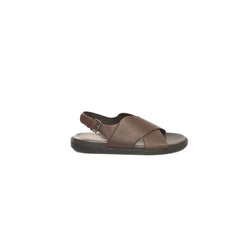 Cerruti 1881 Brown Cowhide Men Sandal - Sandals