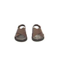 Cerruti 1881 Brown Cowhide Men Sandal - Sandals