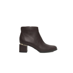 Cerruti 1881 Burgundy Cowhide Women Boot - EU38/US8 - Boots