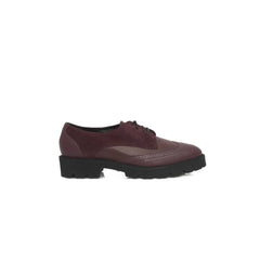 Cerruti 1881 Burgundy Cowhide Women Loafer - EU38/US8 - Flats