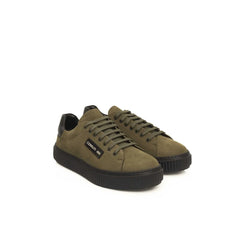 Cerruti 1881 Green Cowhide Men Sneaker - Sneakers
