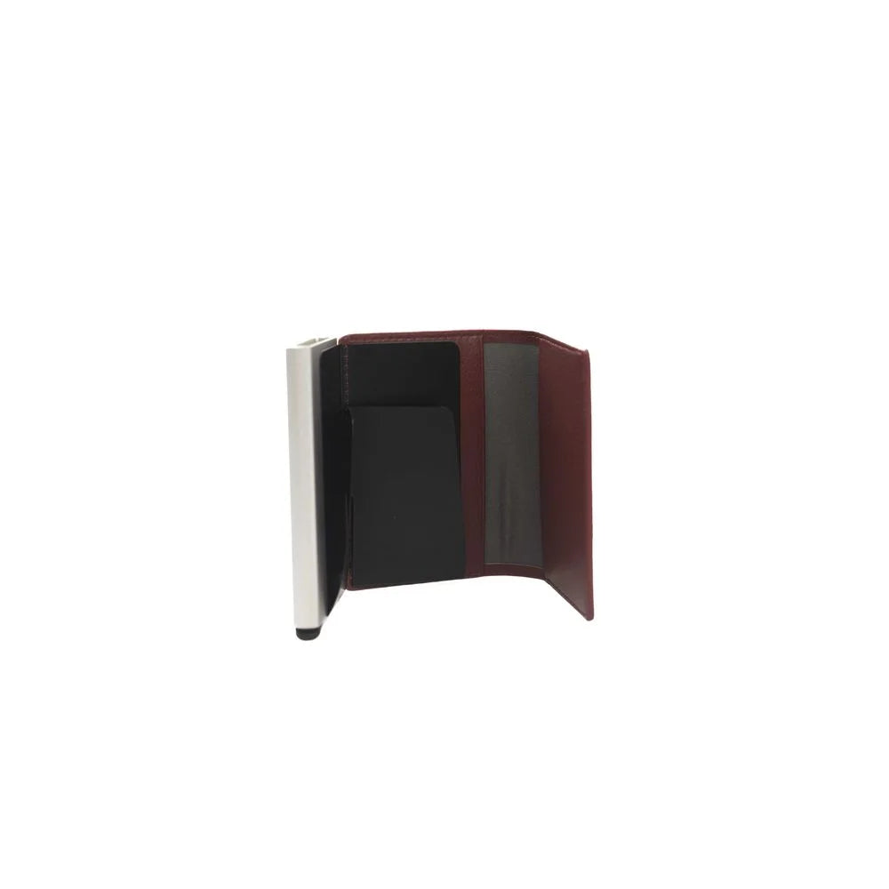 Cerruti 1881 Red Calfskin Men Wallet - Wallets