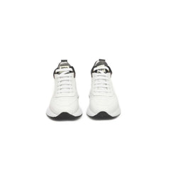 Cerruti 1881 White Leather Women Sneaker - EU38/US7.5 - Sneakers