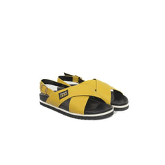 Cerruti 1881 Yellow Calfskin Women Sandal - EU38/US8 - Sandals
