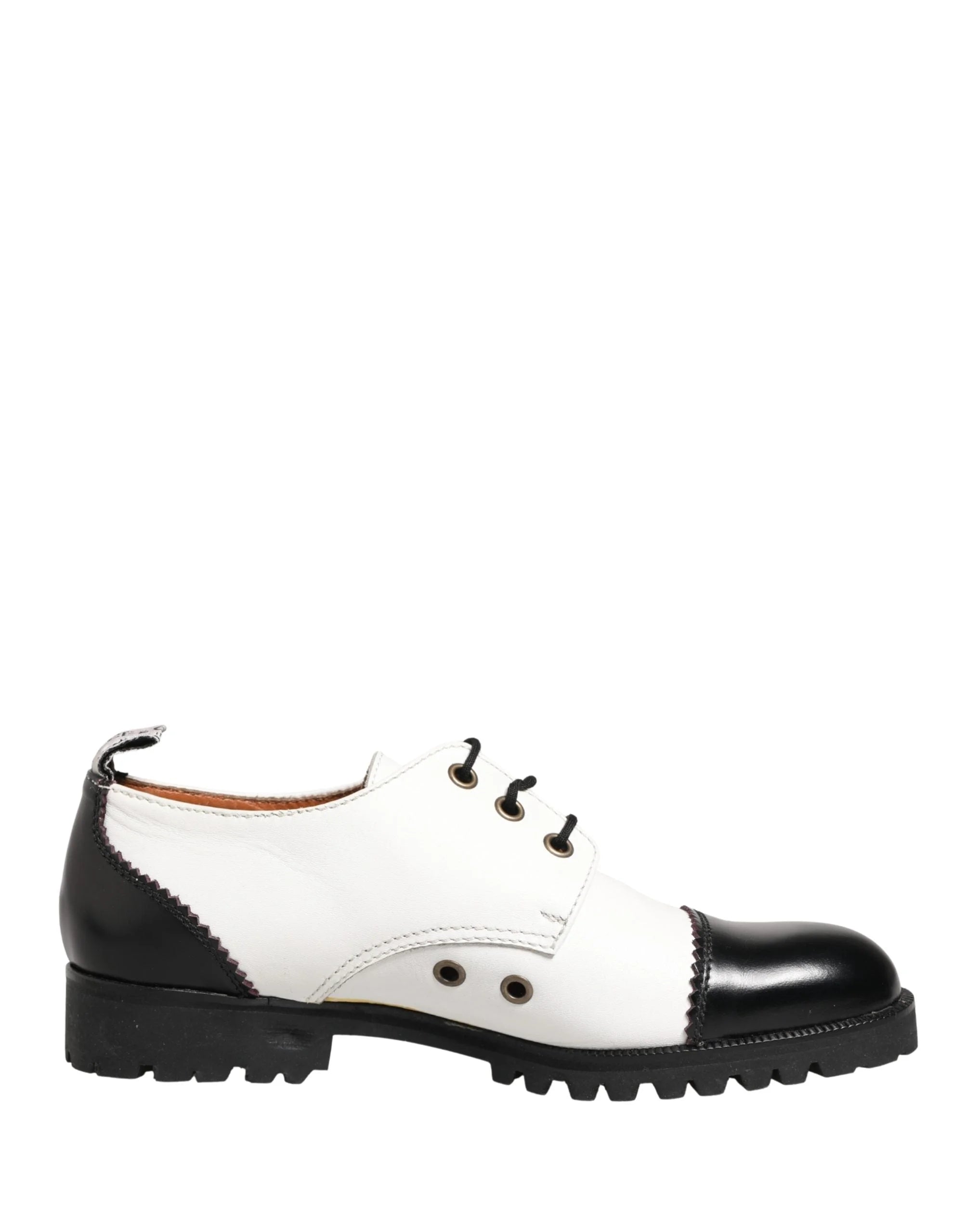 Chaussures Derby Cesare Paciotti en Cuir Noir et Blanc - EU37/US6.5