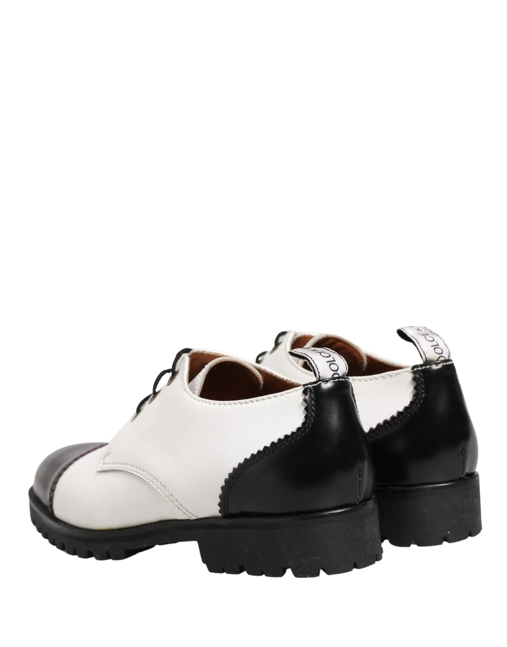 Chaussures Derby Cesare Paciotti en Cuir Noir et Blanc - EU37/US6.5