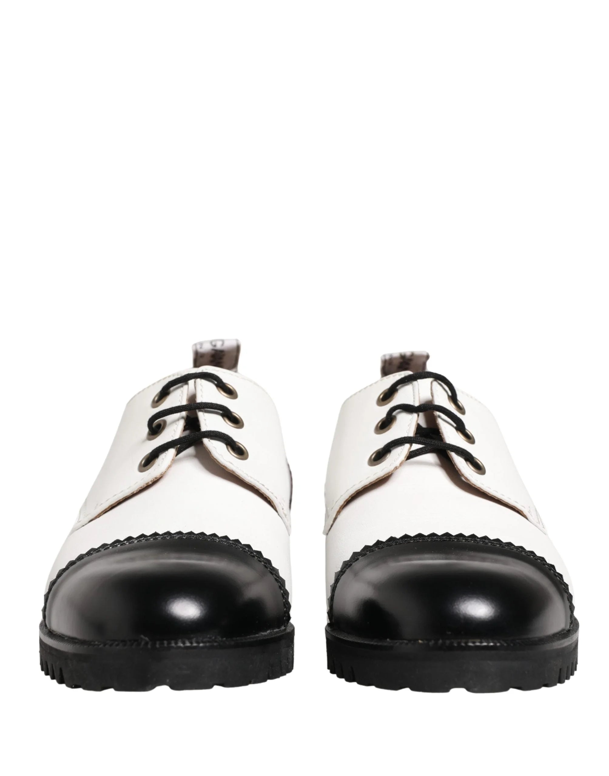 Chaussures Derby Cesare Paciotti en Cuir Noir et Blanc - EU37/US6.5
