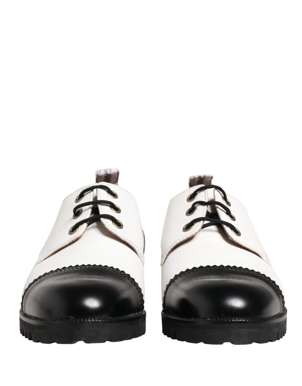Chaussures Derby Cesare Paciotti en Cuir Noir et Blanc - EU37/US6.5