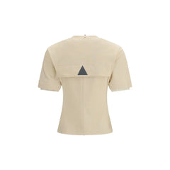 Moncler Grenoble Beige Cotton T-Shirt